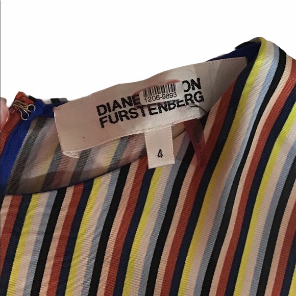 Diane Von Furstenberg Silk Blend Sheath Dress 4 - Picture 13 of 16